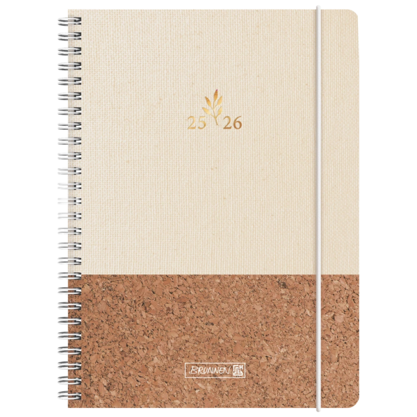 Schülerkalender 2025 2026 „Naturality“ | A5, Textil Angebot