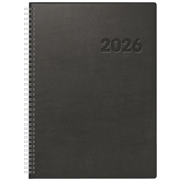 Buchkalender Mod. Conform 2026 | A4, Kunststoff, schwarz Online-Verkauf