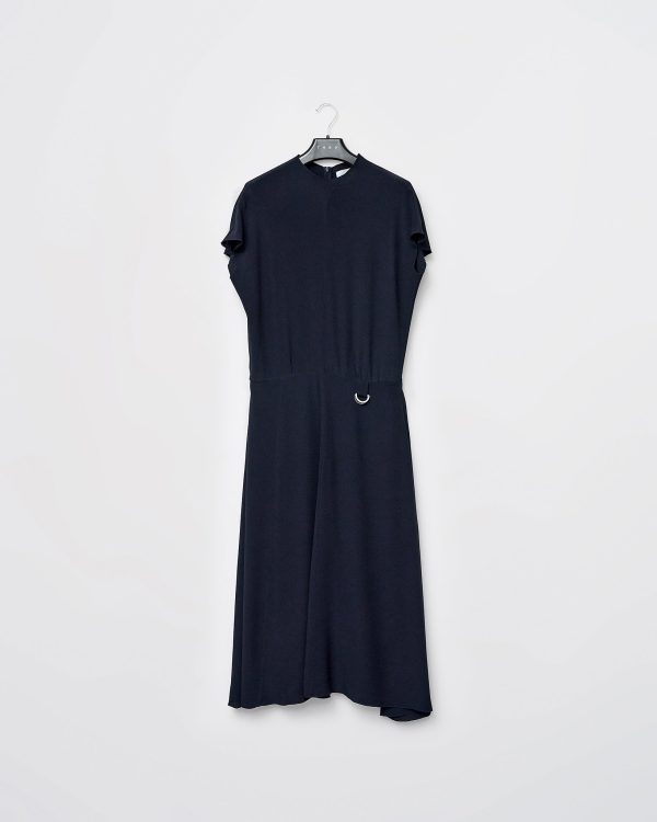 FLUID DRESS WITH TIE DETAIL Im Angebot