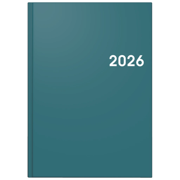 Buchkalender Mod. 795 2026 | A5, Kunststoff, petrol Online-Verkauf