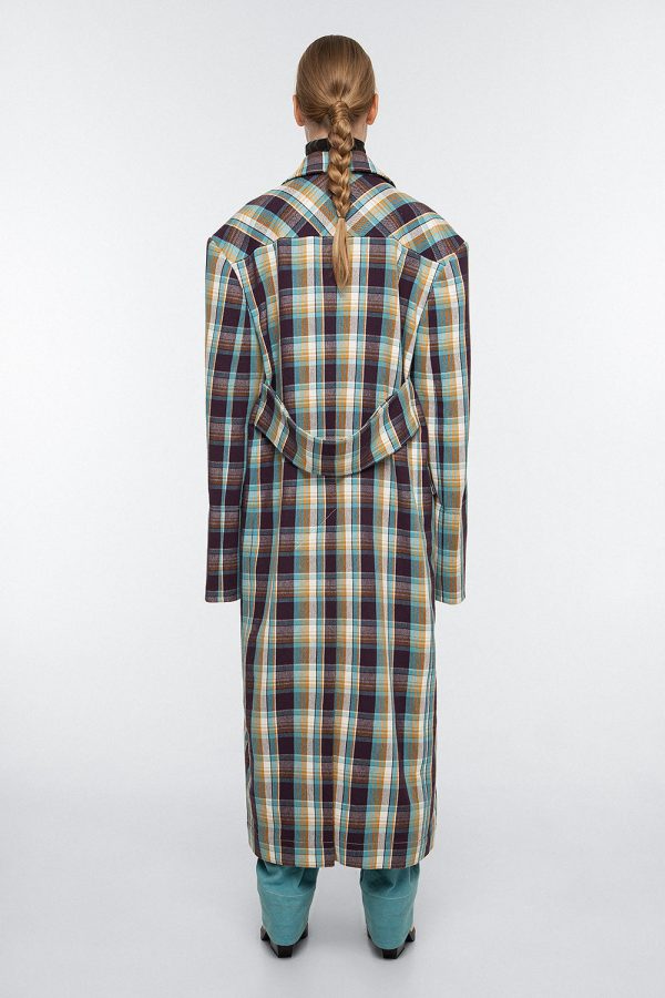 DOUBLE-BREASTED RELAXED OVERCOAT Angebot – Bild 4