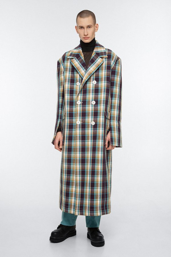 DOUBLE-BREASTED RELAXED OVERCOAT Angebot – Bild 5