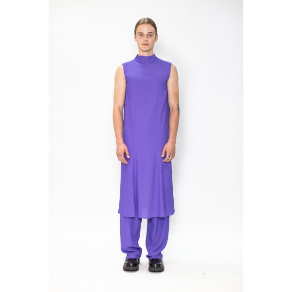MIDI DRESS WITH ASYMMETRICAL GORE SKIRT Angebot – Bild 4